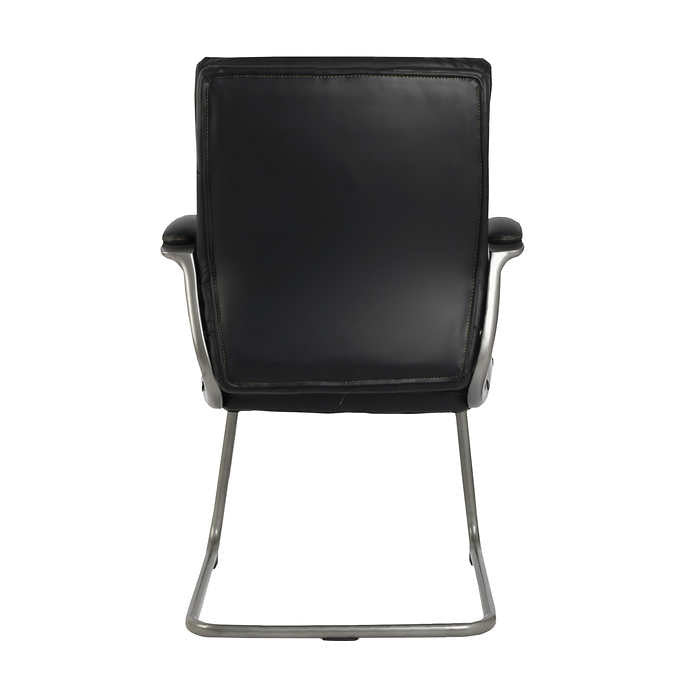TygerClaw Mid Back Guest Office Chair, Black
