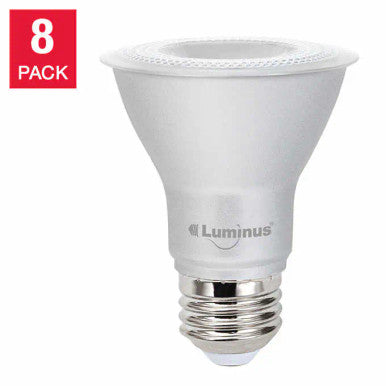 Luminus LED Elite 6.5W PAR20 500 lumens Dimmable, 8-pack