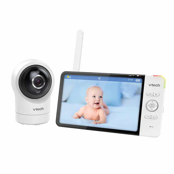 VTech Smart Baby Monitor with 7” Display and 360° Pan & Tilt HD Camera