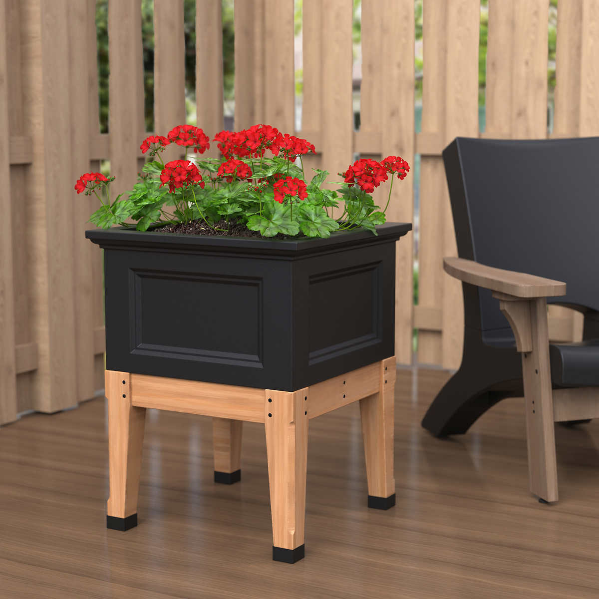 Fairfield 24in Square Elevated Garden Bed