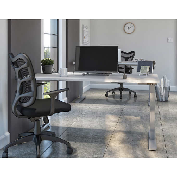 Bestar Upstand 74.9 cm × 150.6 cm (29.5 in. × 59.3 in.) Height-adjustable Desk