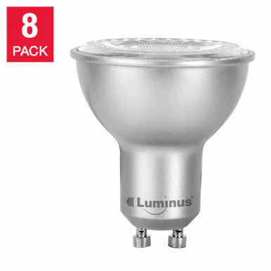 Luminus LED Elite 7W GU10 500 lumens Dimmable, 8-pack