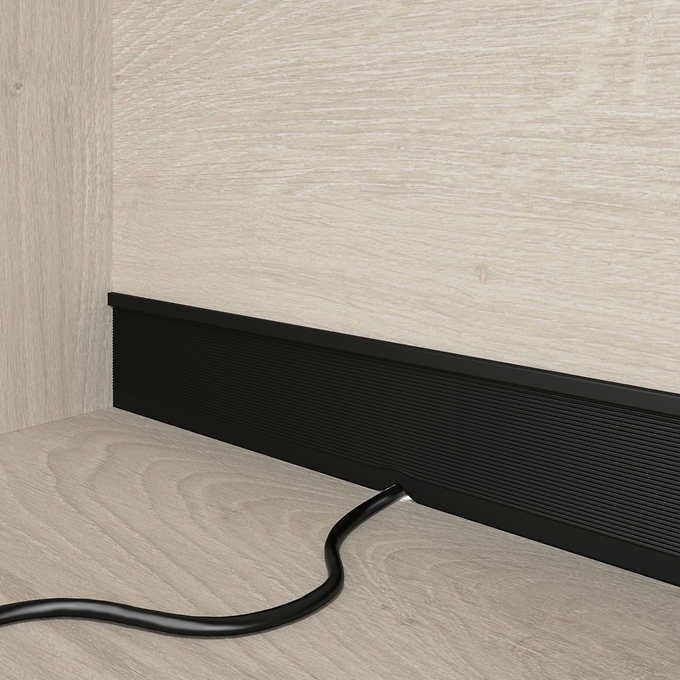 Bestar Orford L-Shaped Desk with Hutch