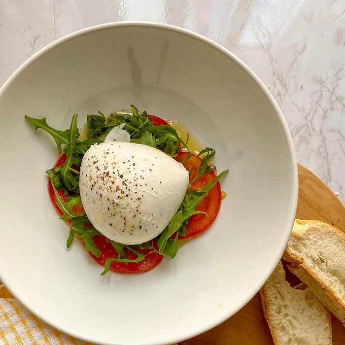 Ponte Reale Organic Lactose‑Free Buffalo Mozzarella Cheese DOP 125 g (4.4 oz) × 12 pack