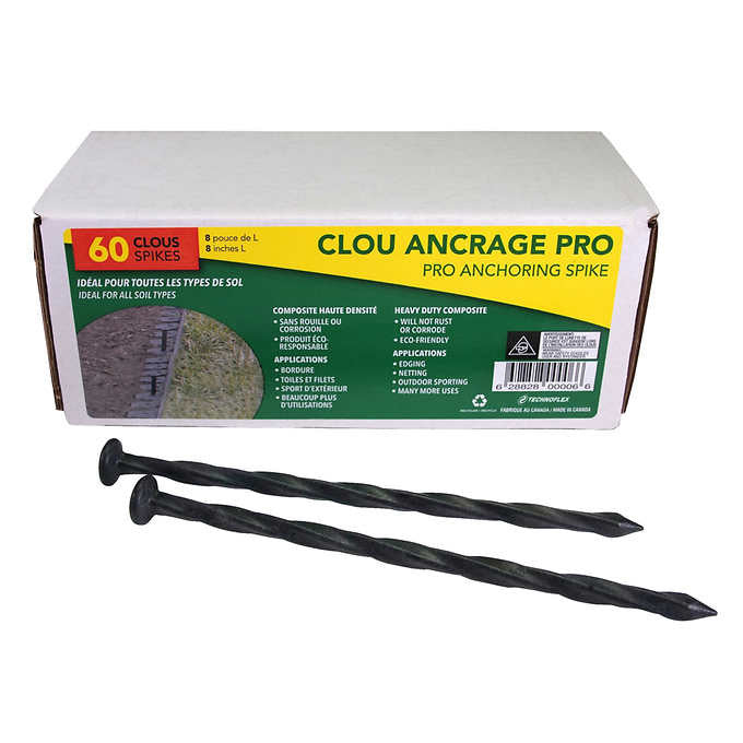 Flexi Pro 8-inch Anchoring Spikes (60-Pack)