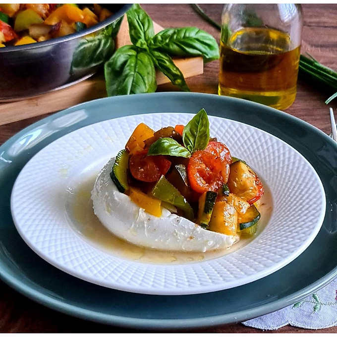 Ponte Reale Organic Lactose‑Free Buffalo Mozzarella Cheese DOP 125 g (4.4 oz) × 12 pack