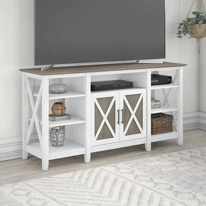 Bush Key West Contemporary Tall TV Stand